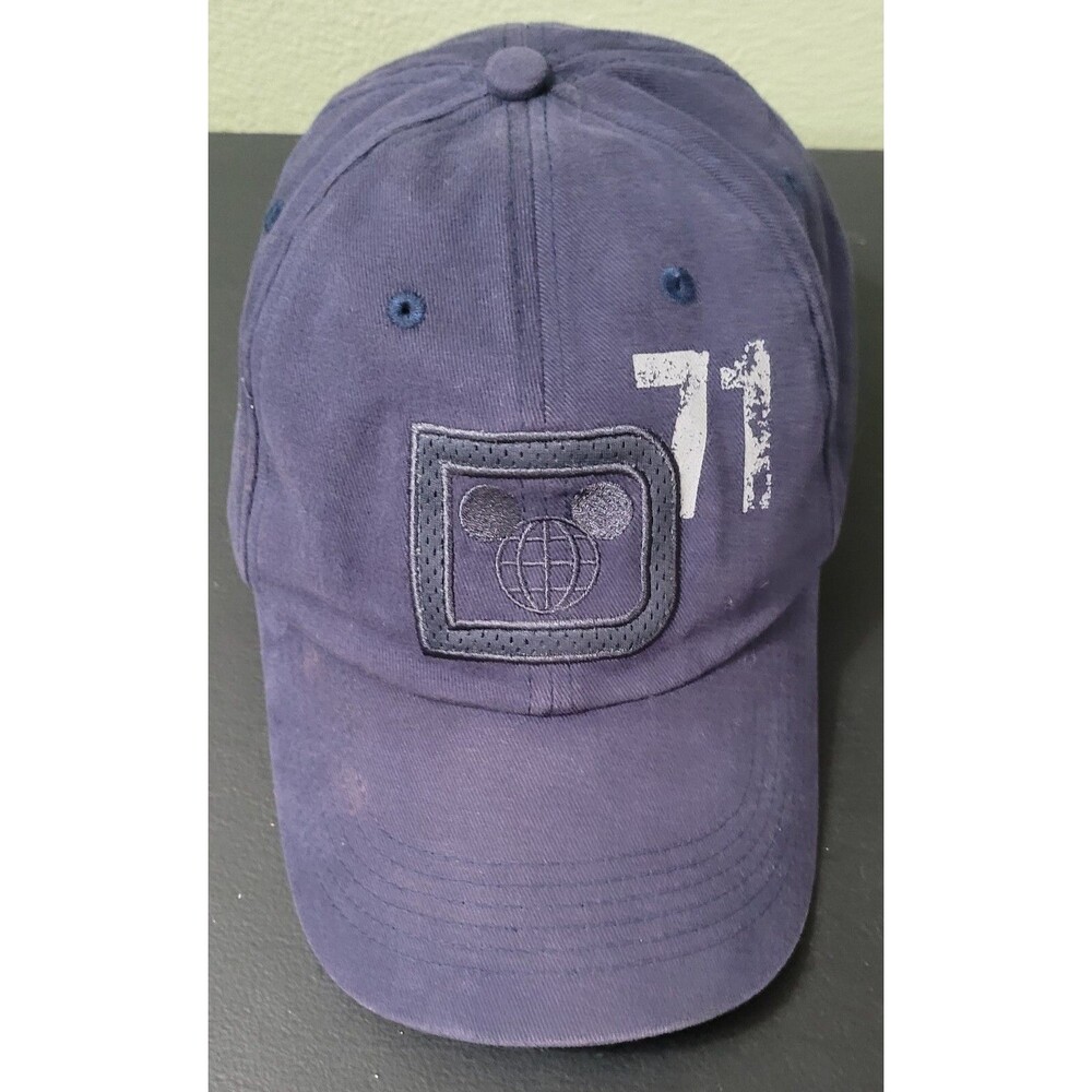 Walt Disney World Distressed 71 Adjustable Hat Navy Blue Cap
